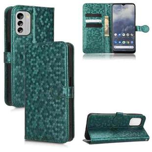 For Nokia G60 5G Honeycomb Dot Texture Leather Phone Case(Green)