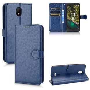 For Nokia C100 Honeycomb Dot Texture Leather Phone Case(Blue)