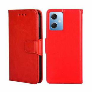 For Xiaomi Redmi Note 12 China Crystal Texture Horizontal Flip Leather Phone Case(Red)