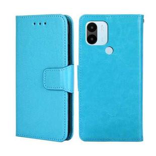 For Xiaomi Redmi A1+ 4G Crystal Texture Horizontal Flip Leather Phone Case(Light Blue)