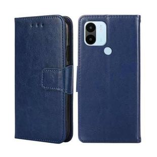 For Xiaomi Redmi A1+ 4G Crystal Texture Horizontal Flip Leather Phone Case(Royal Blue)