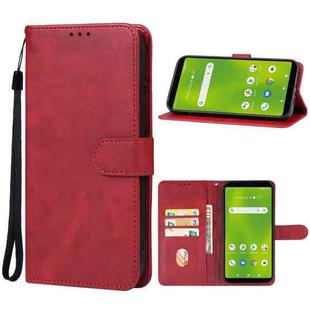 For Cricket Debut Smart Leather Phone Case(Red)