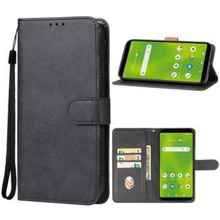 For Cricket Debut Smart Leather Phone Case(Black)