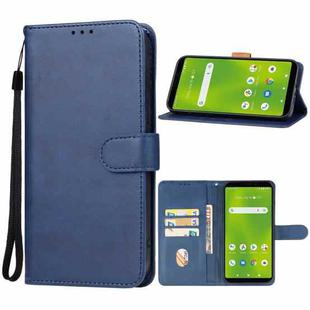 For Cricket Debut Smart Leather Phone Case(Blue)