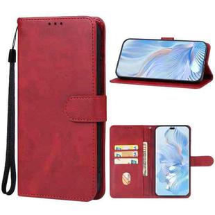 For Honor 80 Leather Phone Case(Red)