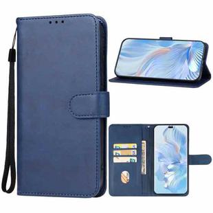 For Honor 80 Leather Phone Case(Blue)