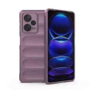 For Xiaomi Redmi Note 12 Pro+ China / Global Magic Shield TPU + Flannel Phone Case(Purple)