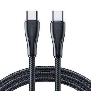 JOYROOM 100W Type-C to Type-C Surpass Series Fast Charging Data Cable, Length:1.2m(Black)