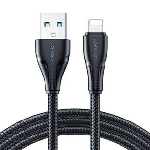 JOYROOM 2.4A USB to 8 Pin Surpass Series Fast Charging Data Cable, Length:0.25m(Black)