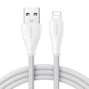 JOYROOM 2.4A USB to 8 Pin Surpass Series Fast Charging Data Cable, Length:0.25m(White)
