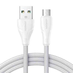 JOYROOM 2.4A USB to Micro USB Surpass Series Fast Charging Data Cable, Length:1.2m(White)