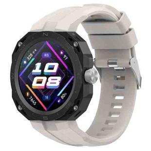 For Huawei Watch GT Cyber Monochrome Silicone Watch Band (Sky Grey)