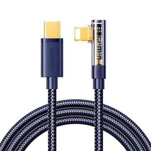 JOYROOM S-CL020A6 20W Type-C to 8 Pin Elbow Fast Charging Data Cable, Length:1.2m(Blue)
