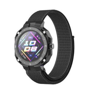 For Huawei Watch GT Cyber Nylon Weave Watch Band(Black)