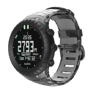 For Suunto Core TPU Printed Watch Band(Grey Camouflage)