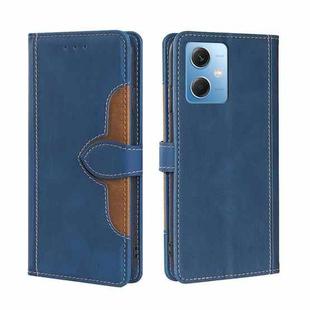 For Xiaomi Redmi Note 12 China Skin Feel Magnetic Buckle Leather Phone Case(Blue)