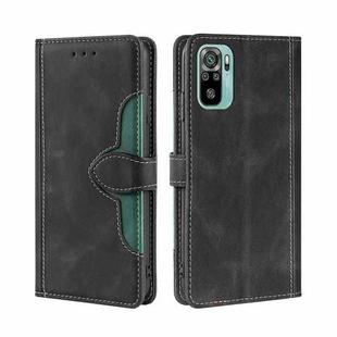 For Xiaomi Redmi Note 11 SE India / Poco M5S 4G Skin Feel Magnetic Buckle Leather Phone Case(Black)