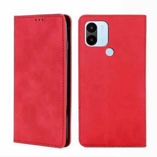 For Xiaomi Redmi A1+ 4G Skin Feel Magnetic Horizontal Flip Leather Phone Case(Red)