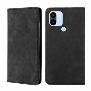 For Xiaomi Redmi A1+ 4G Skin Feel Magnetic Horizontal Flip Leather Phone Case(Black)