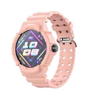 For Huawei Watch GT Cyber Integrated Silicone Watch Band(Pink)