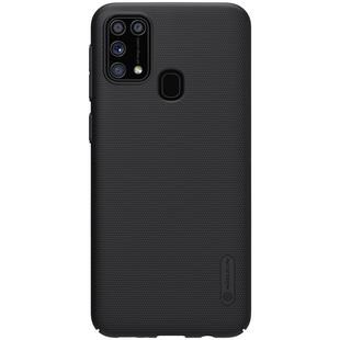 For Galaxy M31 NILLKIN Frosted Concave-convex Texture PC Protective(Black)