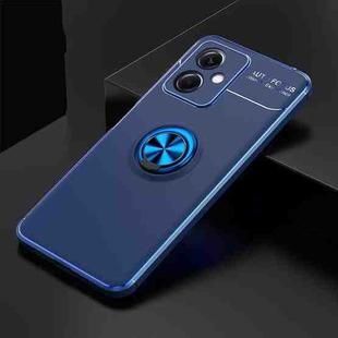 For Xiaomi Redmi Note 12 China Metal Ring Holder 360 Degree Rotating TPU Phone Case(Blue)