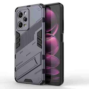 For Xiaomi Redmi Note 12 Pro 5G China / Note 12 Pro 5G Speed Punk Armor 2 in 1 PC + TPU Phone Case with Invisible Holder(Grey)