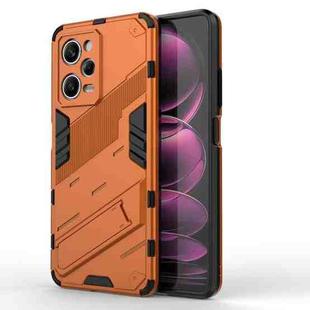 For Xiaomi Redmi Note 12 Pro 5G China / Note 12 Pro 5G Speed Punk Armor 2 in 1 PC + TPU Phone Case with Invisible Holder(Orange)