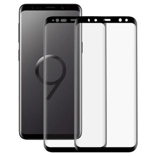 for Galaxy S9 2 PCS 3D Curved Silk-screen PET Frosted Full Coverage Protective Film(Black)