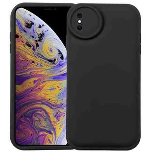 For iPhone XS / X Liquid Airbag Decompression Phone Case(Black)