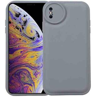 For iPhone XS / X Liquid Airbag Decompression Phone Case(Dark Gray)