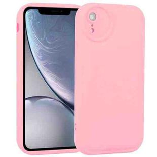 For iPhone XR Liquid Airbag Decompression Phone Case(Pink)