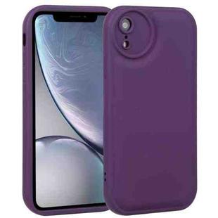 For iPhone XR Liquid Airbag Decompression Phone Case(Purple)