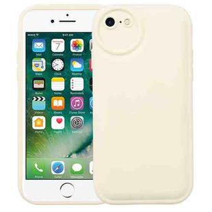 For iPhone SE 2022 / SE 2020 / 8 / 7 Liquid Airbag Decompression Phone Case(Antique White)