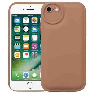 For iPhone SE 2022 / SE 2020 / 8 / 7 Liquid Airbag Decompression Phone Case(Brown)