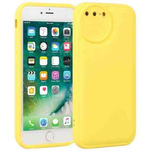 For iPhone 8 Plus / 7 Plus Liquid Airbag Decompression Phone Case(Lemon Yellow)