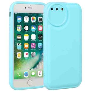For iPhone 8 Plus / 7 Plus Liquid Airbag Decompression Phone Case(Mint Blue)
