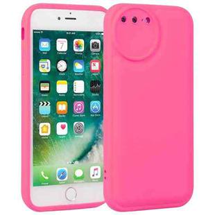 For iPhone 8 Plus / 7 Plus Liquid Airbag Decompression Phone Case(Light Rose Red)