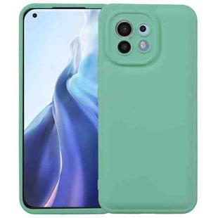 For Xiaomi Mi 11 Liquid Airbag Decompression Phone Case(Retro Green)