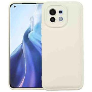 For Xiaomi Mi 11 Liquid Airbag Decompression Phone Case(Antique White)