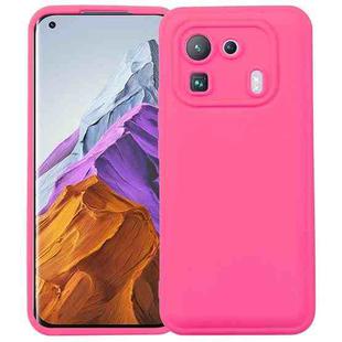 For Xiaomi Mi 11 Pro Liquid Airbag Decompression Phone Case(Light Rose Red)