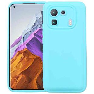 For Xiaomi Mi 11 Pro Liquid Airbag Decompression Phone Case(Mint Blue)