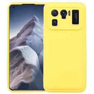 For Xiaomi Mi 11 Ultra Liquid Airbag Decompression Phone Case(Lemon Yellow)