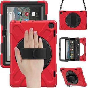 For Amazon Fire HD 8 2022 Hard PC Soft Silicone Full Body Protective Tablet Case(Red)