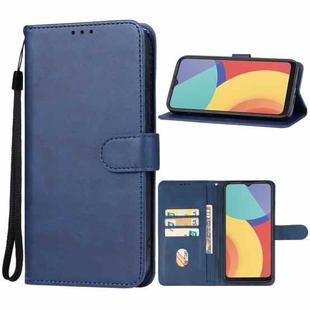 For alcatel 1V 2021 Leather Phone Case(Blue)