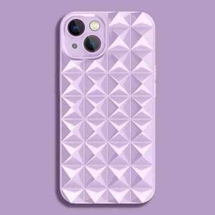 For iPhone 14 Riveted Smooth TPU Phone Case(Purple)