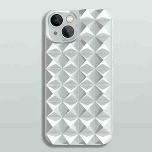 For iPhone 13 Pro Riveted Smooth TPU Phone Case(Silver)