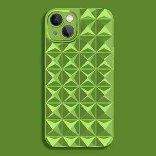 For iPhone 12 Riveted Smooth TPU Phone Case(Green)