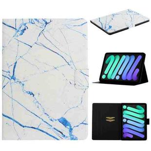 For iPad 10th Gen 10.9 2022 Colored Drawing Pattern Flip Leather Smart Tablet Case(White Marble)