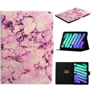 For iPad 10th Gen 10.9 2022 Colored Drawing Pattern Flip Leather Smart Tablet Case(Pink Marble)